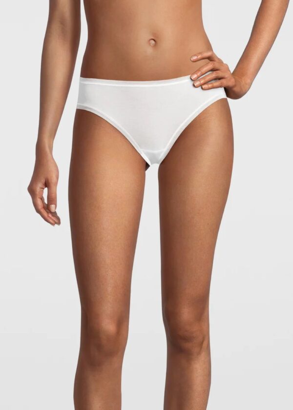 Slip in seta - S, Bianco