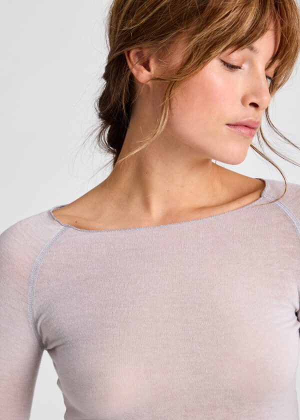 Maglia seconda pelle - S, Perla